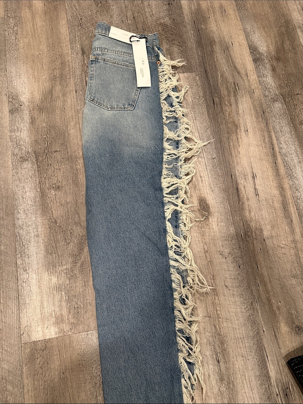 IRO Light Blue High-Rise Straight Leg Jeans - Picture 4 of 7
